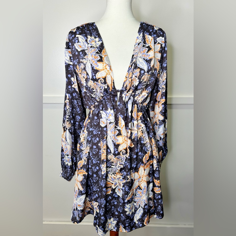 Free people date night dress with sleeves